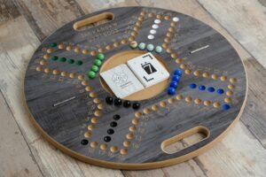 Grey Round Jackaro 4 Players Game