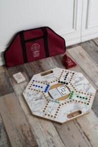 White Marble Jackaro 4 Players Game