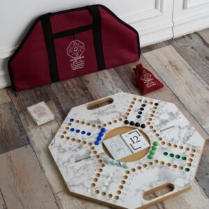 White Marble Jackaro 4 Players Game