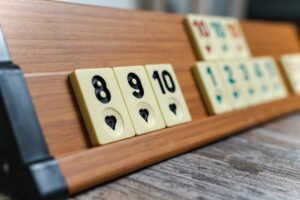 Wooden Rummy Storage Box