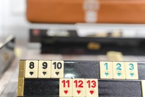 Royal Okey Rummy luxury racks with premium finish