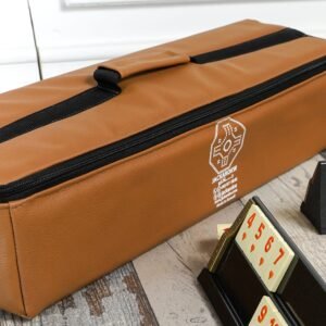 Leather Okey Rummy Bag by JackaroKW