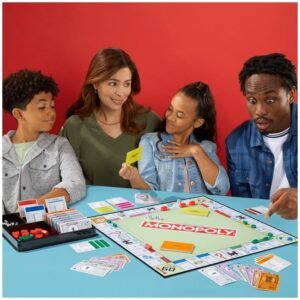 Family Playing Monopoly Classic English